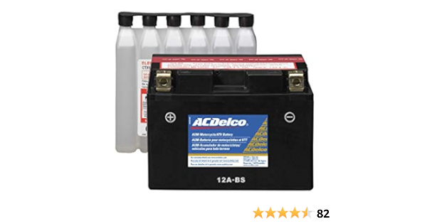 Acdelco Gold Atx12abs 12 Month Warranty Powersports Agm Jis 12a Bs Battery Automotive Amazon Com