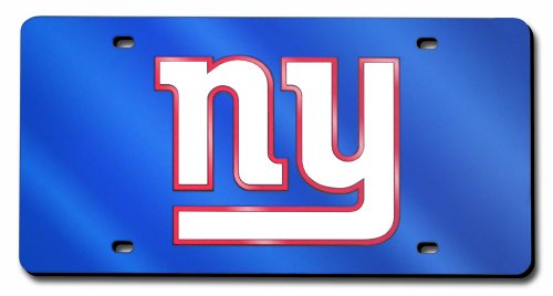 NFL New York Giants Laser Cut Auto Tag