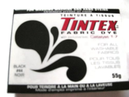 Lot of 1 Tintex Brand Black Fabric Dye #44
