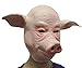Ouwoow Halloween Latex Pig Evil Unicorn Face Mask