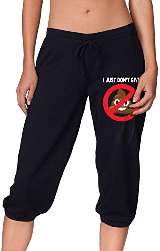 GHKNML Women's I Don't Give A Sh!T Casual Cropped Trousers