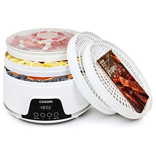 Cosori Dörrautomat, Food Dehydrator, 5 Tabletts, BPA-frei, 350W, Weiß