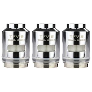 SMOK TFV16 Mesh Coils (0,12 Ohm), Riccardo DL Verdampferköpfe für e-Zigarette, 3 Stück