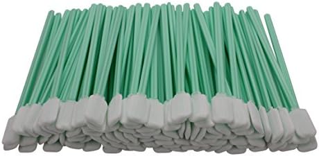 LOVEDAY 100pcs 5" Polyester Cleaning Swab Sticks For Solvent Format Inkjet Printer Roland Optical Equipment