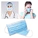 GTWCK 10PCS Disposable Face Masks, 3-Ply Earloop Mouth Mask for Pollen, Smoke, Dust and Personal Health, Respirator Masks Thicker Breathable and Comfortable Safety Face Masks for Home Office Use