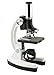 Pearington AP-M0004 Kids Beginner Metal Microscope Set with 58 Piece Accessory Kit and Case, 12.58