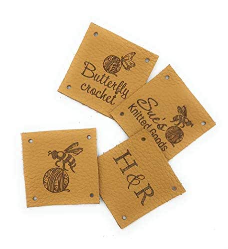 Download Amazon.com: Leather labels for handmade items, knitting labels, product tags, set of 25 pc: Handmade