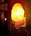 Salt Night Light – Pack of 2 - Naturally Carved Shape – Made with Himalayan Salt Rock Crystals – 360 Degree Adjustable Plug – Cordless and Space-Efficient Wall Decoration - by Utopia Home