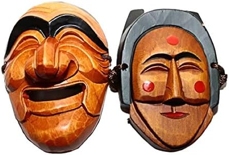 Amazon Co Jp 韓国民芸品 お面 河回 カクシ Warakomono 22 S ギフト お土産 結婚祝 Home Kitchen
