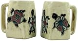 One (1) MARA STONEWARE COLLECTION - 12 Oz Coffee Cup Collectible Square Bottom Dinner Mug - Desert Turtle Design