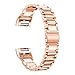 Oitom Stainless Steel Bands Compatilbe Fitbit Charge 2,Premium Stainless Steel SS Metal Replacement Watch Band Strap for Fitbit Charge 2 Smart Fitness Watch (Rose Gold with Diamond)