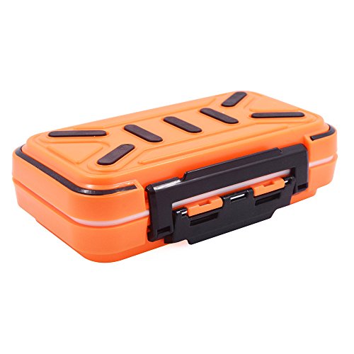 Acekit Waterproof Fishing Tackle Box For Lures Lake Bait Casting Fishing 4 DIY Storage Trays For Big Lure-Orange - Thumbnail 6
