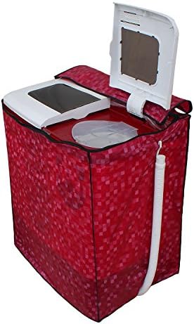 Dream Care PinkWashing machine cover For Semi Automatic Top Load 6.5 Kg to 7.5 Kg - All Brand Model