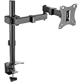 SUPORTE PARA MONITOR ARTICULADO CS11 17POL - 32POL PRETO - VESA 75X75/100X100 - CLANM