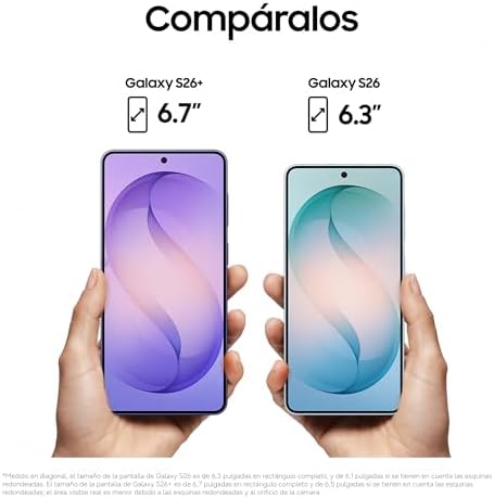 Galaxy S26, 256GB, Teléfono Móvil con Galaxy AI, Cámara 50MP, 12GB RAM, Batería 4300mAh, Garantía del Fabricante 3 Años + 1 Año Extra, Color Azul Cielo (Versión Española)