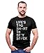 Guerrilla Tees Life's Too Short to Stay Stock Shirt Funny Tshirts JDM Shirt car Turbo Shirts, Large Black