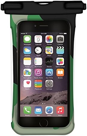 Waterproof Phone Case, iFASCINATE Cellphone Dry Bag Pouch with Earphone for iPhone 6 Plus, iPhone 6S 6,Samsung Note 5, HTC, Huawei, LG, OnePlus Device up to 6.0” (2-Camouflage)