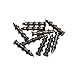 (10 Pack) - Harmony Fishing Company Tungsten Nail Weights [Select Size] (Lead-Free/No Lead Nail Weights for Neko/Wacky Rig Fishing) (Natural, 1/32oz)