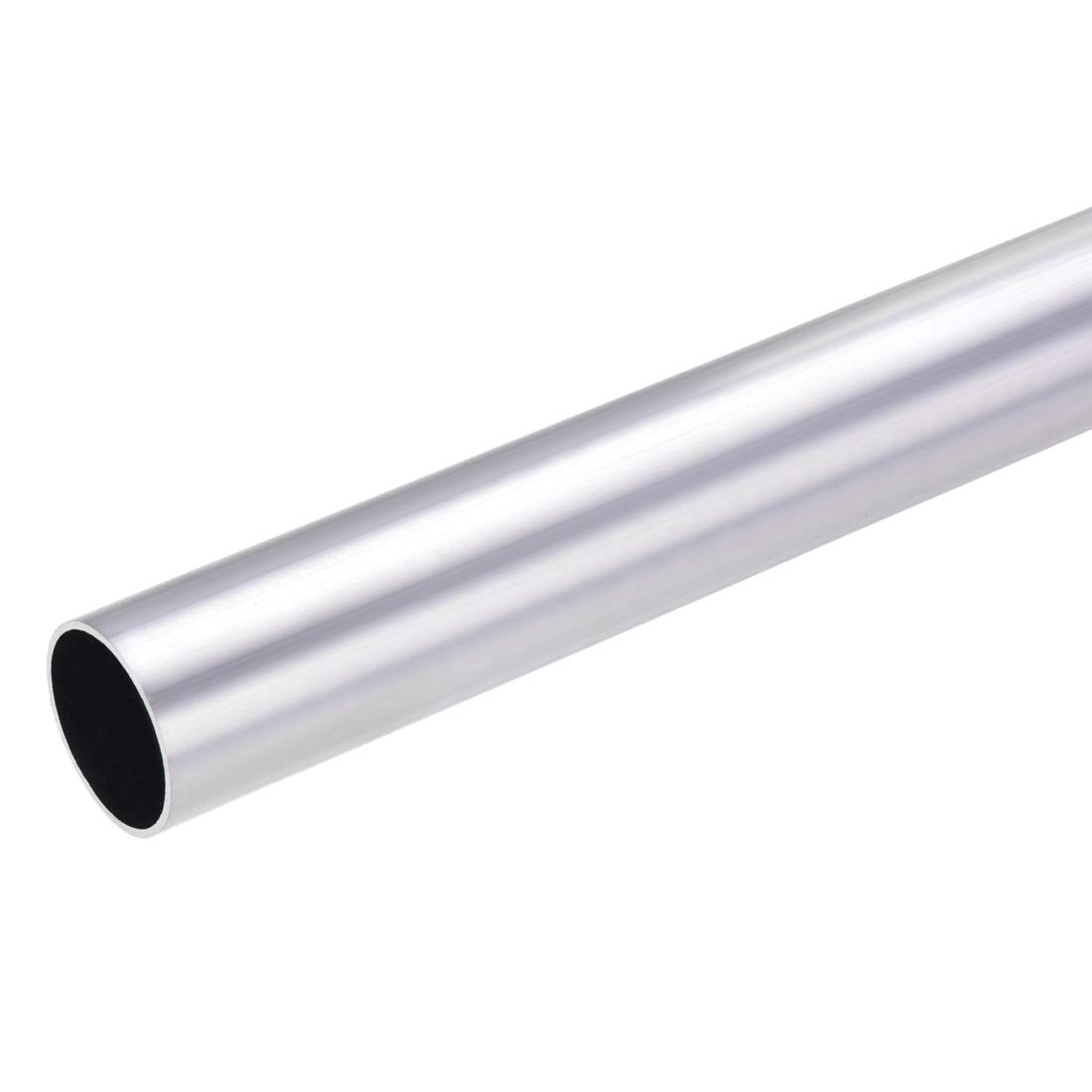 sourcing map 6063 Aluminum Round Tube, 27mm OD 25mm Inner Dia 300mm Length Seamless Straight Tubing