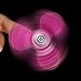 Amiley Hand Spinner toy , Spinner Fidget glitter Bling Triangle Torqbar Finger Toy (Hot Pink)