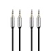 Cable Matters 2-Pack 3.5mm Aux Cable (Headphone Cable, Stereo Cable) in Black 6 Feet