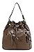 Scarleton Purses and Handbags, Drawstring Bucket Bag, Hobo Bags for Women, Crossbody Bag, Multi Pocket Shoulder Bag, H107821 - Dark Brown