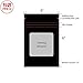 50 Odorless Smell Proof Mylar Resealable Bags | Bonus Heat Sealer | 4x6x2 Inches | by Elevated Developments