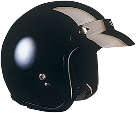 THH T-380 Open Face Helmet (Black, XX-Small)