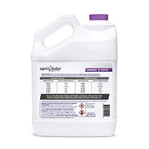 Opti-Lube XL Xtreme Lubricant Diesel Fuel Additive: 1 Gallon with Accessories (HDPE Plastic Hand Pump and 2 Empty 4oz Bottles) Treats up to 1,280 Gallons - Thumbnail 2