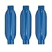 Home-X Soft Slip On Strain Reducing Ergonomic Pencil or Pen Grips, Blue, Set of 3