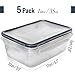 fullstar 35-piece Food storage Containers Set with Lids, Plastic Leak-Proof BPA-Free Containers for Kitchen Organization, Meal Prep, Lunch Containers