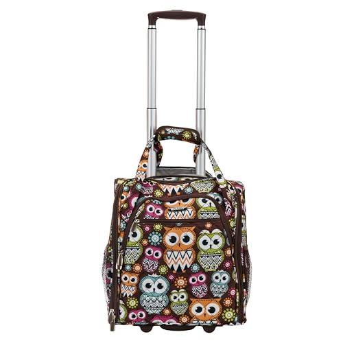 Rockland Melrose Handgepäck mit Rädern, Eule, Einheitsgröße, Melrose Handgepäck mit Rädern
