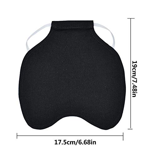 YMZ 3 Stück Hennen-Huhn-Sattelschürze mit Federrückenschutz, Standard-Huhn, Ente, Weste, Kleidung, Jacken (Beige) – Bild 3