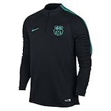 Nike Men's Barcelona Squad Drill Top Soccer 1/4 Zip Jacket (X-Large) Black, Energy
