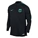 Nike Men's Barcelona Squad Drill Top Soccer 1/4 Zip Jacket (X-Large) Black, Energy