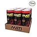 MATI Plant-Powered Sparkling Organic Energy Drink, Cherry, 90 Calorie, 12 Fl Oz, Pack of 12
