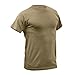 Rothco Quick Dry Moisture Wicking Performance T-shirt, AR 670-1 Coyote Brown