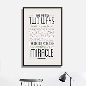 Framed Canvas Wall Art for Living Room, Bedroom Quotes Canvas Prints for Modern Home Decoration Ready to Hang - 16"x24" inches