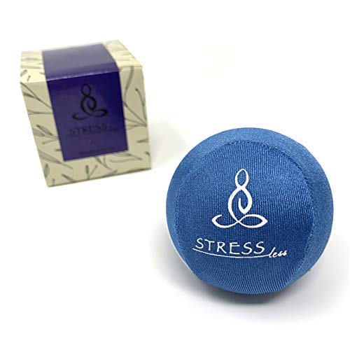 Hand Therapy Stress Ball - Perfect for Anxiety, Stress Relief and Hand Strengthening (Blue)