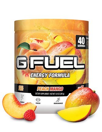 G Fuel Peach Mango Tub (40 Servings) Elite Energy and Endurance Formula