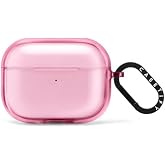 CASETiFY Impact Case for AirPods Pro 1/2 - Pink Fizz | Crystal Clear | Wirelss Charging Compatible | Drop Protection