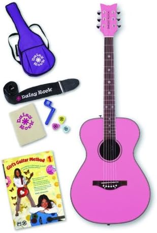 Girls Pink Acoustic Guitar Package