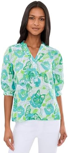 Amazon.com: Lilly Pulitzer, Womens, Kavalla Sleeveless Ruffle