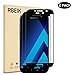 [2 Pack] Samsung Galaxy A7 2017 Screen Protector Glass Full Cover - RBEIK 9H Hardness Full Coverage Bubble Free Tempered Glass Screen Protector for Samsung Galaxy A7 2017, Black