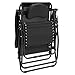 Best Choice Products Oversized Folding Zero Gravity Outdoor Reclining Lounge Patio Chair w/Cup Holder - Black