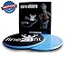 Core Sliders - Pair of Gliding Discs by Fine2Bfit - Dual Sided for Use on Carpet or Hardwood Floors - Full Body Workout, Core Trainer, Fitness Training, Balance Exercise - Free Video Workouts