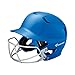 EASTON Z5 Senior Batting Helmet with Baseball Softball Mask | 2019 | Royal | Unisex | Dual Density Shock Absorption Foam | High Impact Resistant ABS Shell | Moisture Wicking BioDRI liner