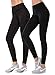 Aenlley Women's Activewear Yoga Pants High Rise Workout Gym Spanx Tights leggings Color Black Size L