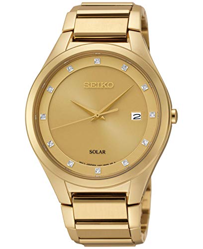 SEIKO-Gold-Stainless-Steel-Watch-SNE384P9