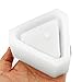 Jeteven Flower Pot Silicone Rubber Molds Candle Soap Bottle Mold Handmade Craft Mold DIY Garden Planter Vase Ashtray Mould Tool 8.7 x 9.7 x 4.1cm Triangle